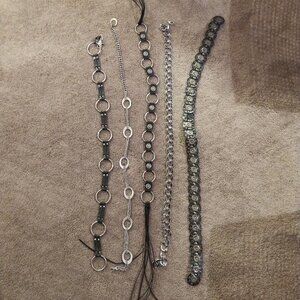 Fashion & Chain Belts -Lot of 5